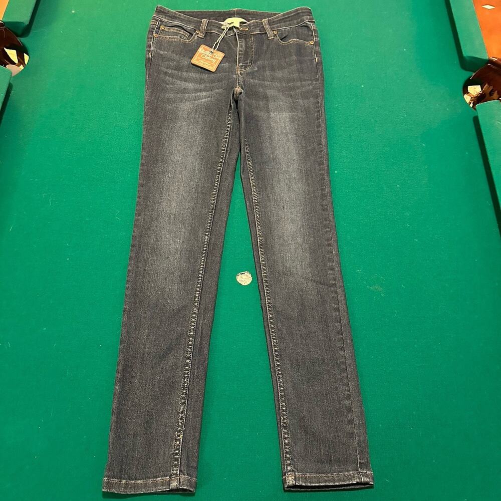 Matilda Jane Women’s Jeans Size 6 Dark Wash Stretch Denim Straight Leg NWT